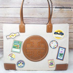 Tory Burch Ella Patches Tote Airline Aircraft